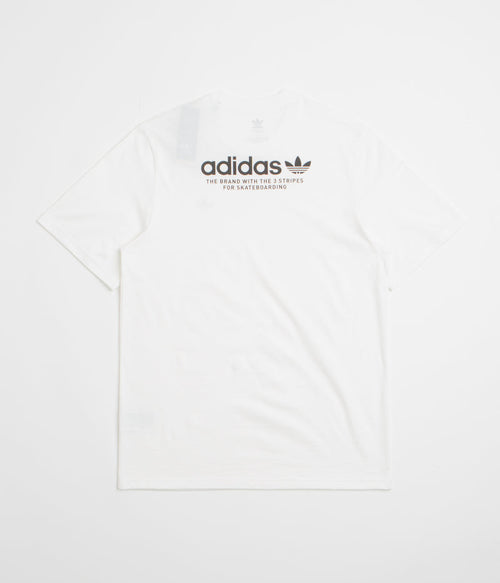 Adidas 4.0 Logo T-Shirt in White and Black / Black
