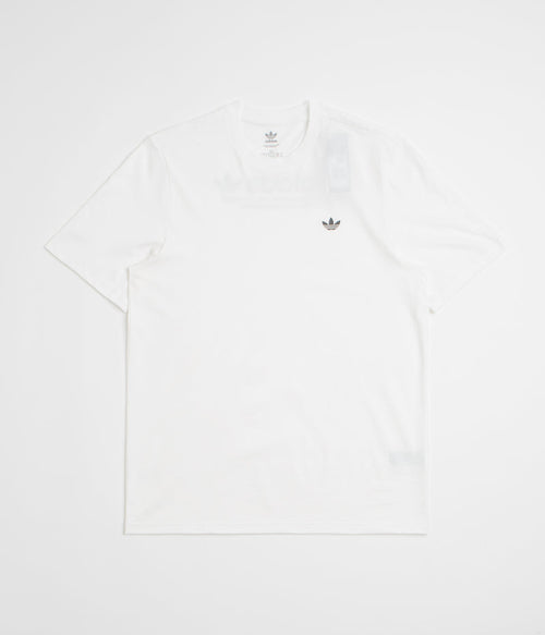 Adidas 4.0 Logo T-Shirt in White and Black / Black