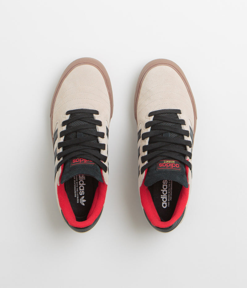 Adidas Busenitz Vulc II Shoes in Clear Brown and Core Black / Gum5