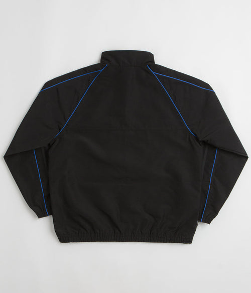 Adidas Gazelle Premiere Track Jacket in Black and White / Team Royal Blue