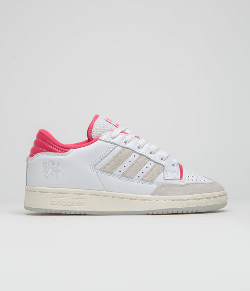Adidas x Wall Street x Olympique Lyonnais Centennial 85 Low Shoes in FTWR White and FTWR White / Active Pink