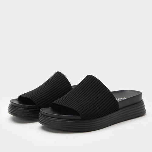 Akimi Black Sandal | Alegria Shoes