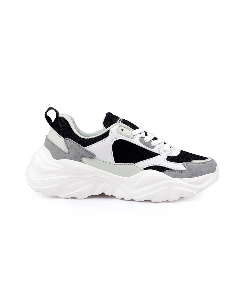 Bacca Bucci SPARK Low-top Platform ColorBlock Fashion Sneakers For Women | StreetWear Chunky Sneakers