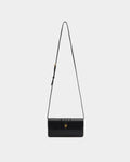 Beckett Phone Wallet in Black Leather