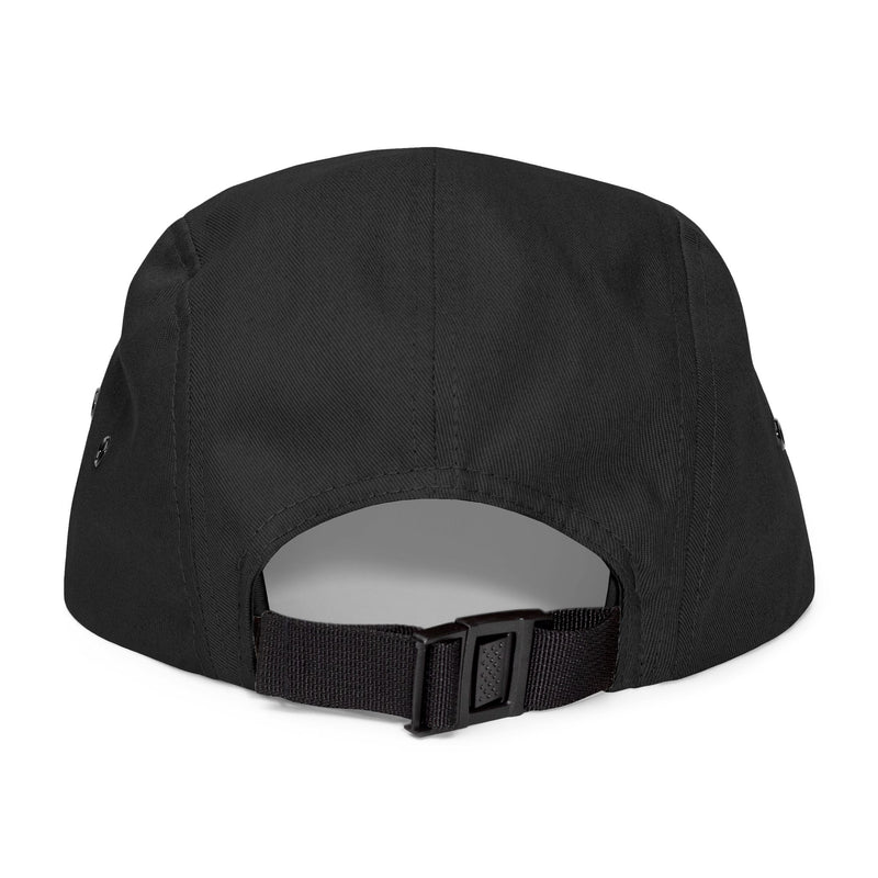 BILLY 5 Panel Cap (Black Horizontal Logo - Embroidery) — AVAILABLE IN 6 COLORS