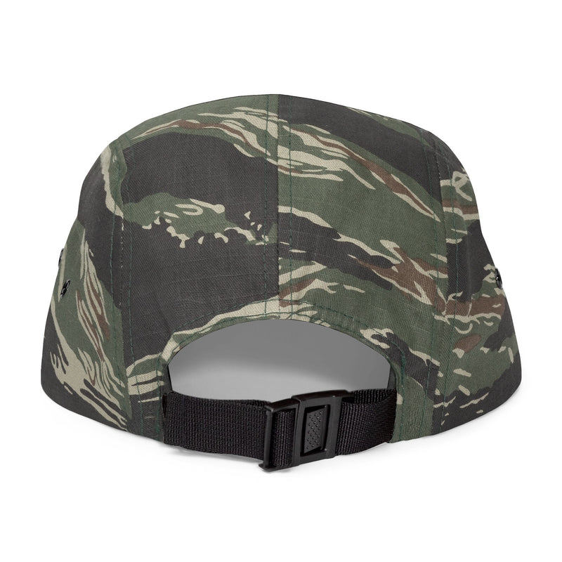 BILLY 5 Panel Cap (White Horizontal Logo - Embroidery) — AVAILABLE IN 6 COLORS