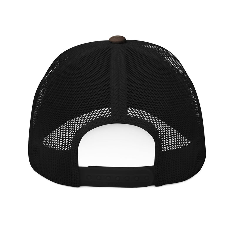 BILLY Camouflage Trucker Hat (Orange Horizontal Logo - Embroidery)