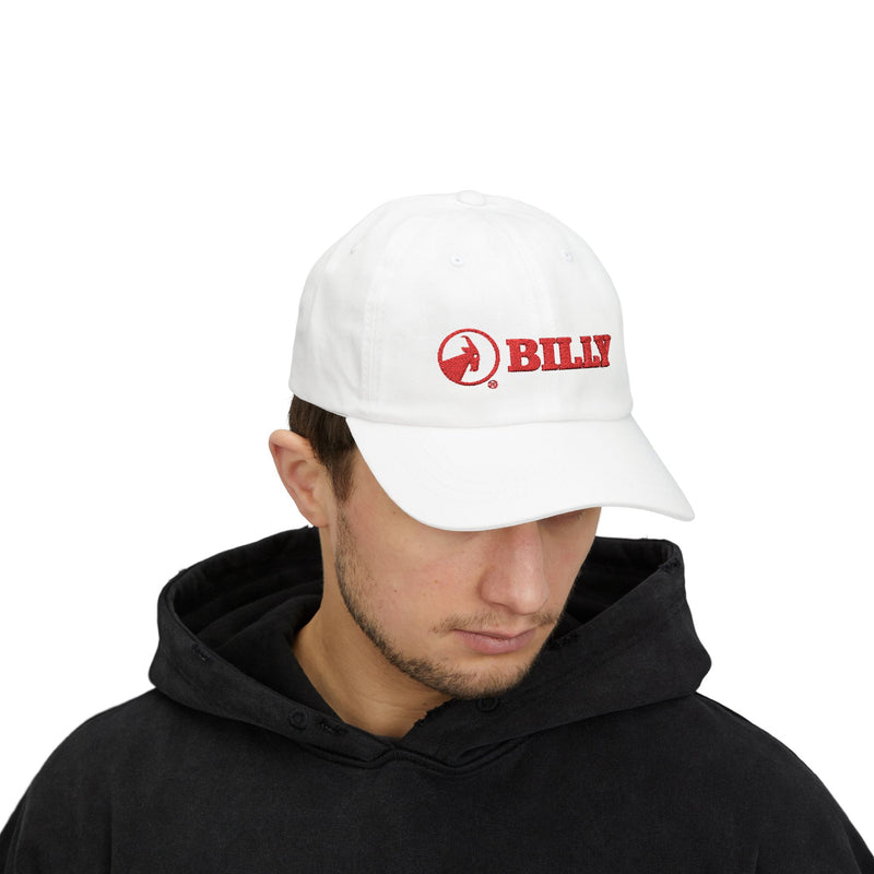 BILLY Classic Cap (Red Horizontal Logo - Embroidery) — AVAILABLE IN 8 COLORS