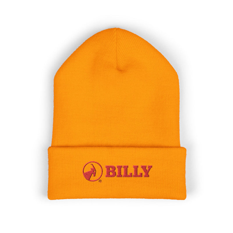 BILLY Classic Cuffed Beanie (Red Horizontal Logo - Embroidery) — AVAILABLE IN 9 COLORS