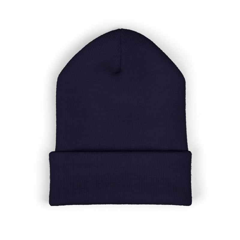 BILLY Classic Cuffed Beanie (White Goat - Embroidery) — AVAILABLE IN 12 COLORS