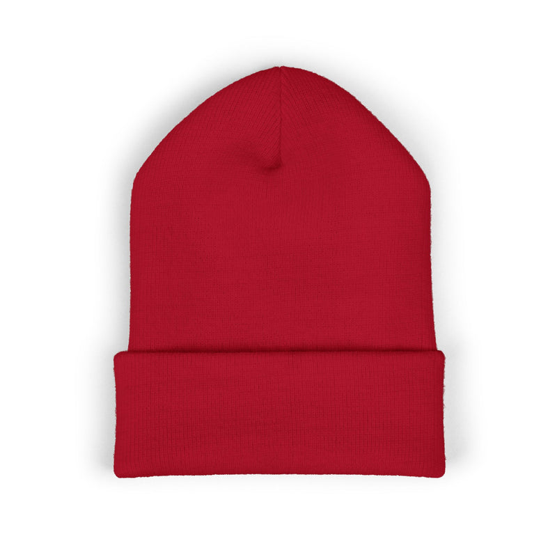 BILLY Classic Cuffed Beanie (White Goat - Embroidery) — AVAILABLE IN 12 COLORS