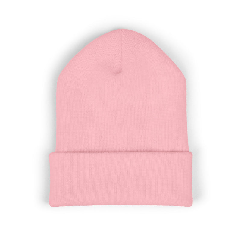 BILLY Classic Cuffed Beanie (White Goat - Embroidery) — AVAILABLE IN 12 COLORS