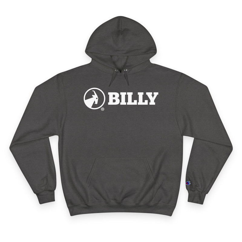 BILLY Core Adult Unisex Hoodie (White Horizontal Logo) - NOW AVAILABLE IN 7 COLORS