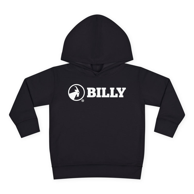 BILLY Core Toddler Pullover Fleece Hoodie (White Horizontal Logo) — AVAILABLE IN 4 COLORS