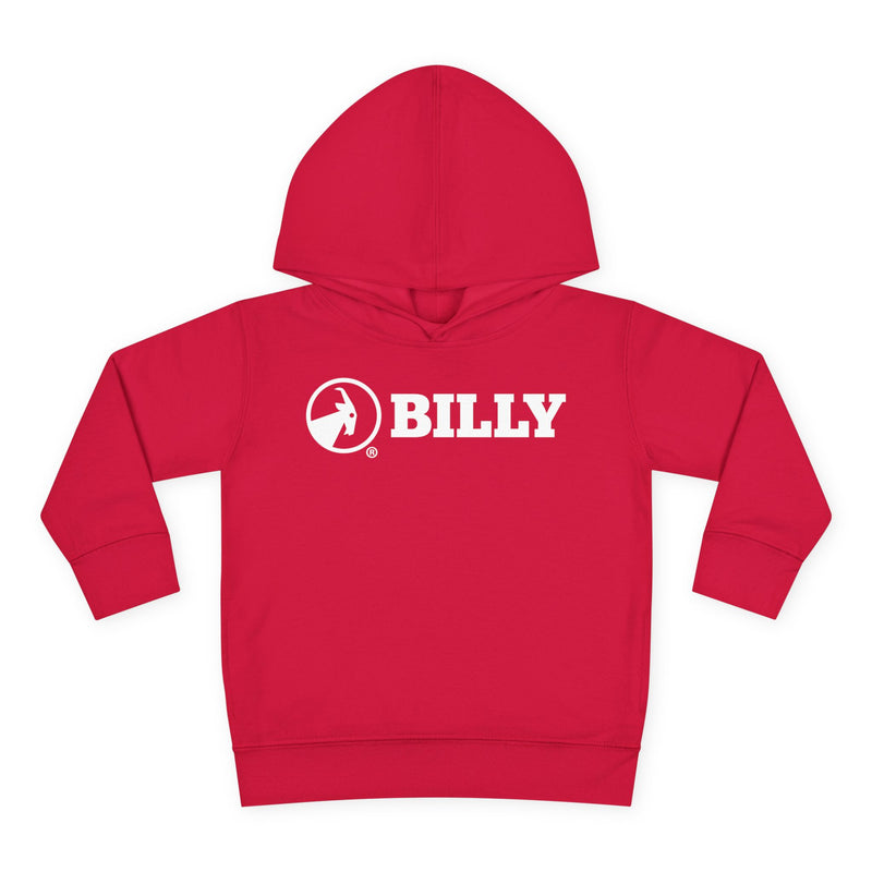 BILLY Core Toddler Pullover Fleece Hoodie (White Horizontal Logo) — AVAILABLE IN 4 COLORS
