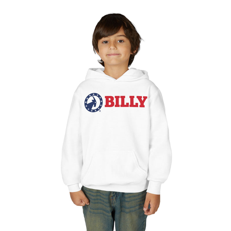BILLY Core Youth Heavy Blend Hooded Sweatshirt (Original BILLY Goat) - AVAILABLE IN 2 COLORS