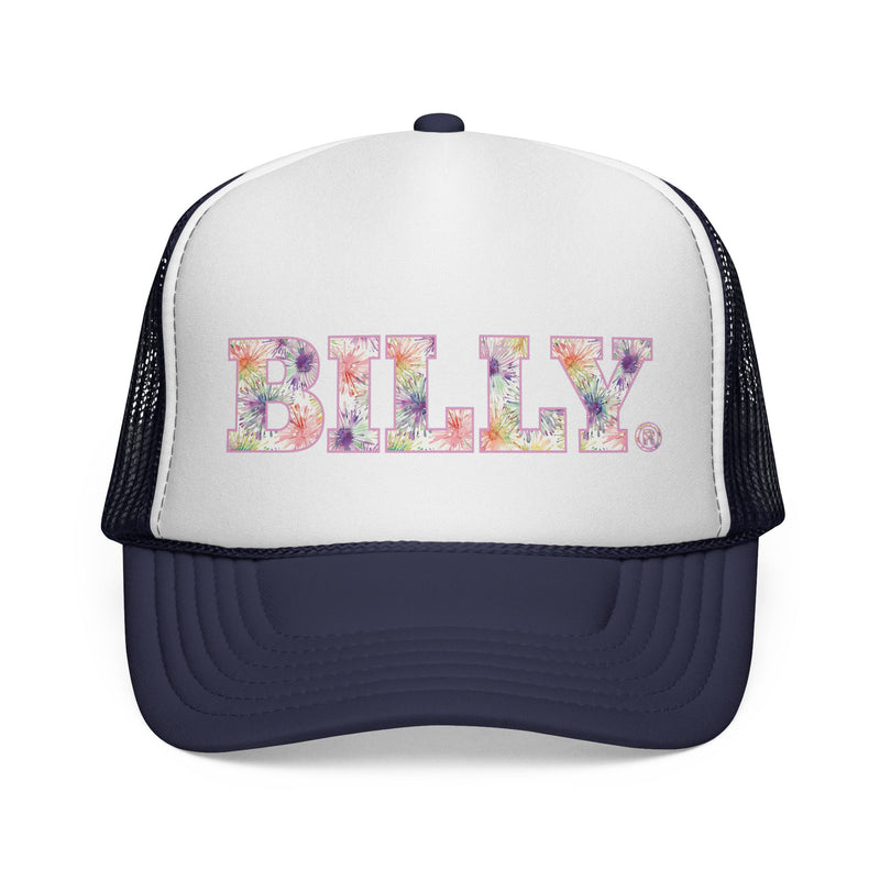 BILLY Foam Trucker Cap (Floral - Print) - AVAILABLE IN 2 COLORS