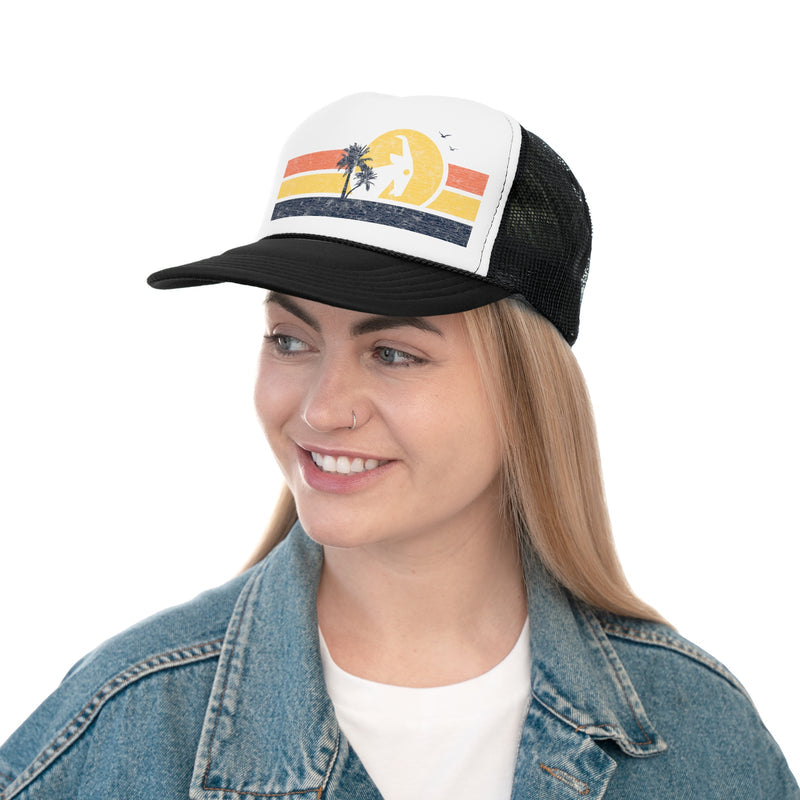 BILLY Foam Trucker Cap (Good Day Sunrise - Print) — AVAILABLE IN 2 COLORS