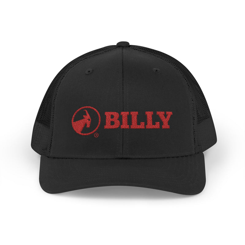 BILLY Snapback Trucker Cap (Red Horizontal Logo - Embroidery) — AVAILABLE IN 6 COLORS