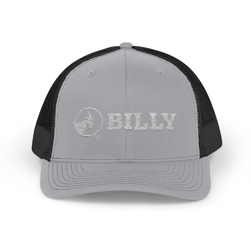 BILLY Snapback Trucker Cap (White Horizontal Logo - Embroidery) — AVAILABLE IN 8 COLORS