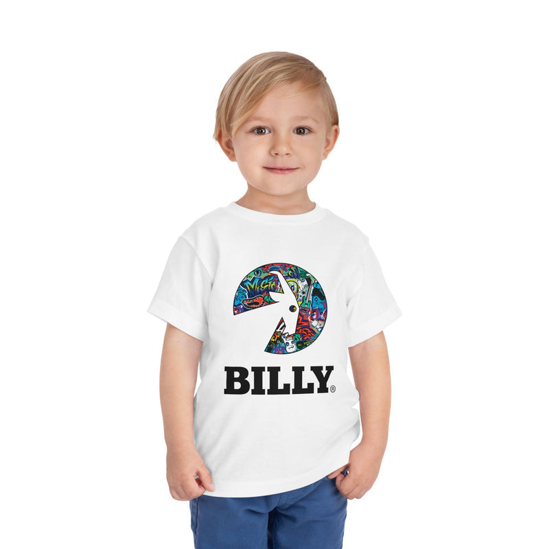 BILLY Toddler Short Sleeve Tee (Night Sk8ter Logo) - AVAILABLE IN 2 COLORS