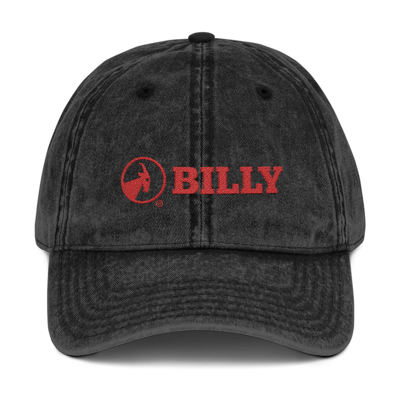 BILLY Vintage Cap (Red Horizontal Logo - Embroidery) — AVAILABLE IN 3 COLORS