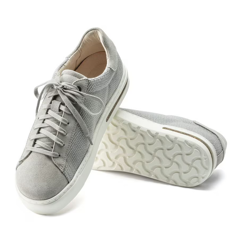 Birkenstock Bend Sneaker (Men) - Whale Gray Canvas Athletic - Casual - Lace Up - The Heel Shoe Fitters