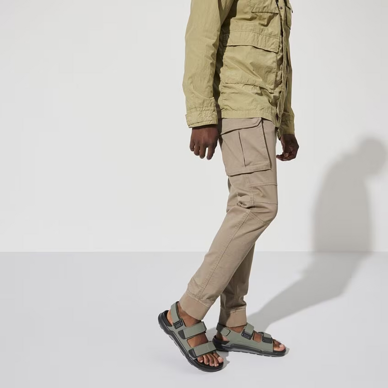Birkenstock Tatacoa CE Backstrap Sandal (Men) - Khaki Birko-Flor Futura Sandal - Active - The Heel Shoe Fitters