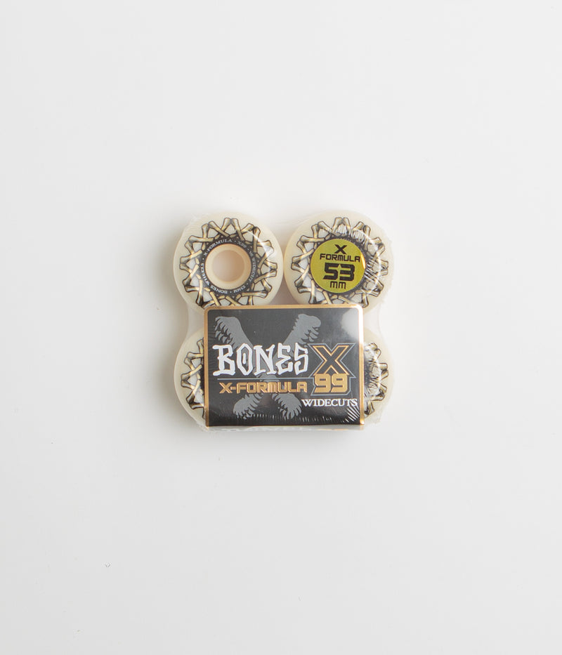 Bones X-Formula XF Widecut 99A V6 Widecut Wheels in White and 53mm