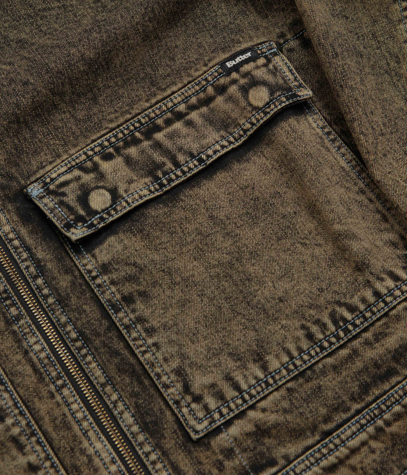 Butter Goods Bronco Denim Jacket in Tinted Brown