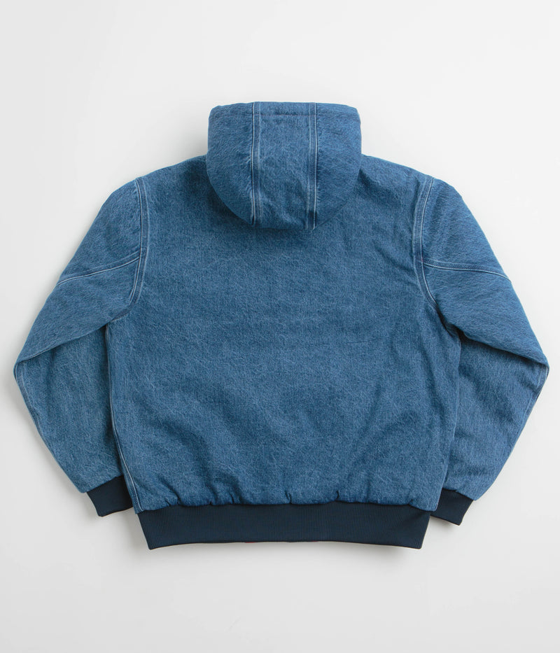 Carhartt Denim OG Active Jacket in Blue and USA Red