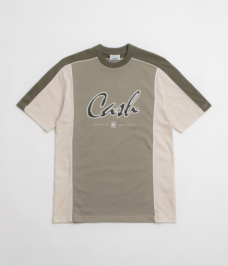Cash Only Pier T-Shirt in Canteen