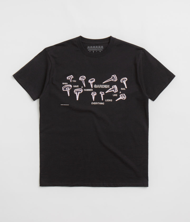Garden Nails T-Shirt in Black