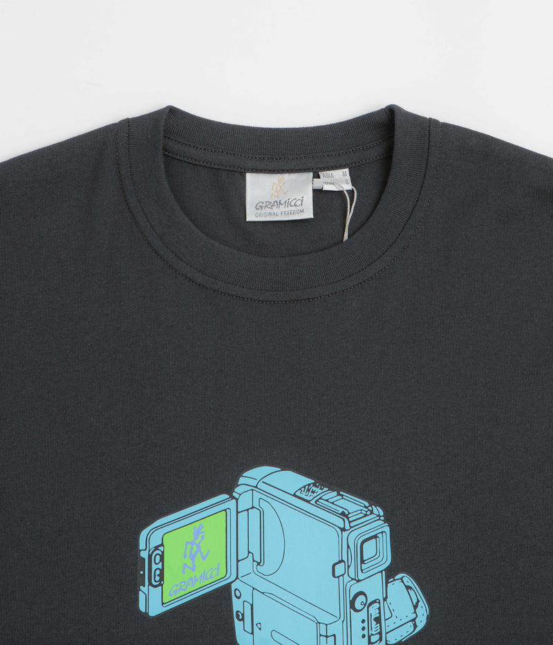 Gramicci Camcorder T-Shirt in Vintage Black