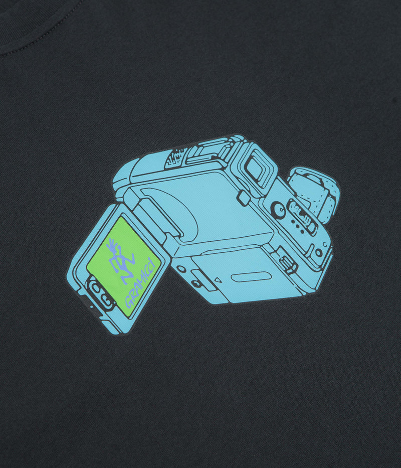 Gramicci Camcorder T-Shirt in Vintage Black