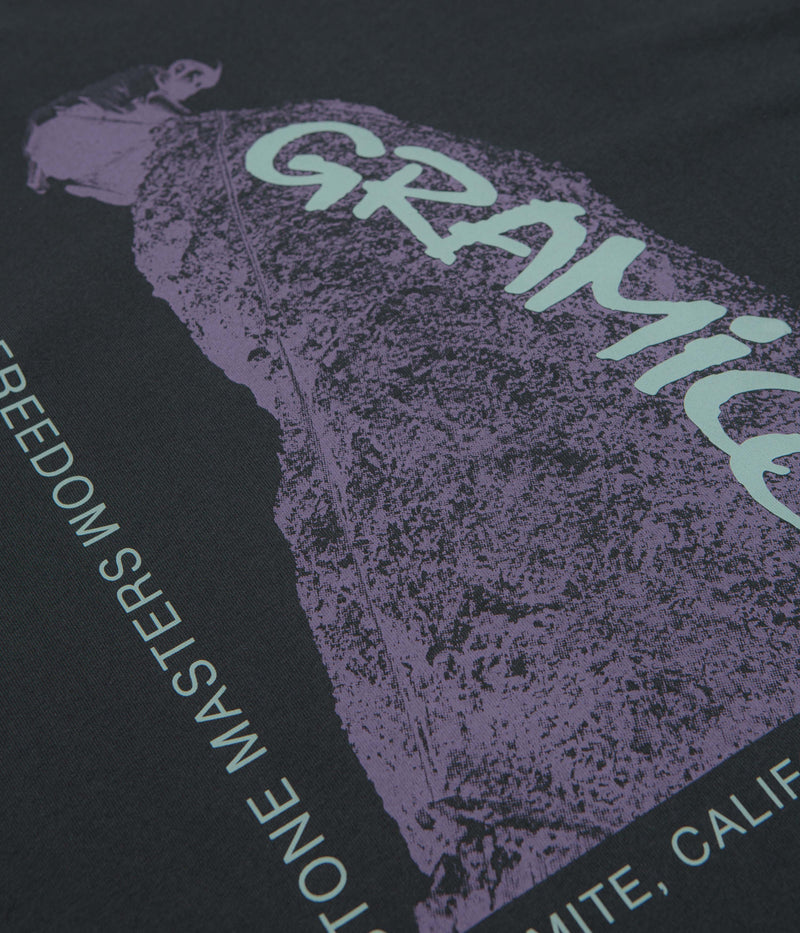 Gramicci Stonemasters Graphic T-Shirt in Vintage Black