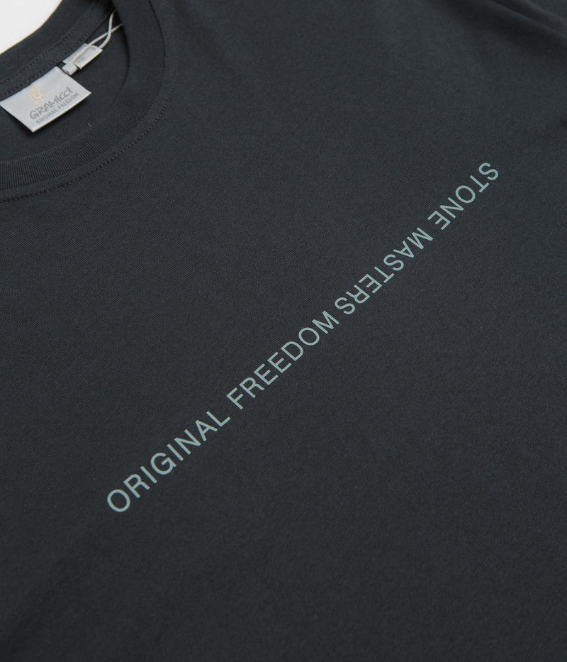 Gramicci Stonemasters Graphic T-Shirt in Vintage Black