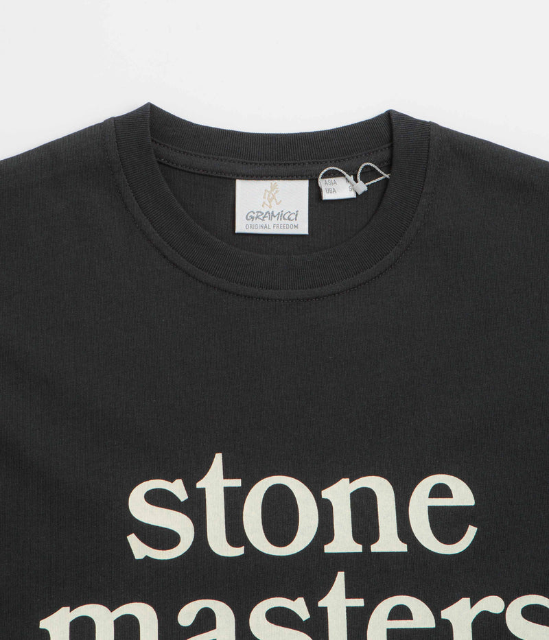 Gramicci Stonemasters T-Shirt in Vintage Black