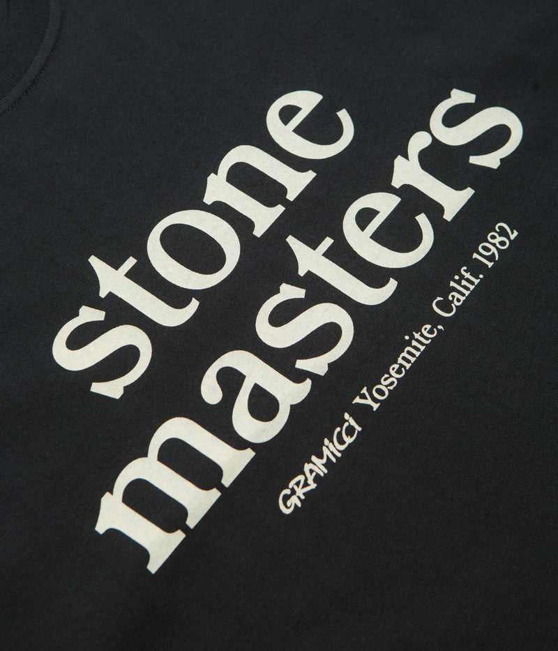 Gramicci Stonemasters T-Shirt in Vintage Black