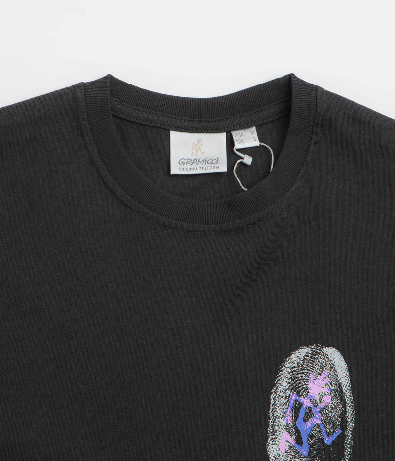 Gramicci Thumbprint T-Shirt in Vintage Black