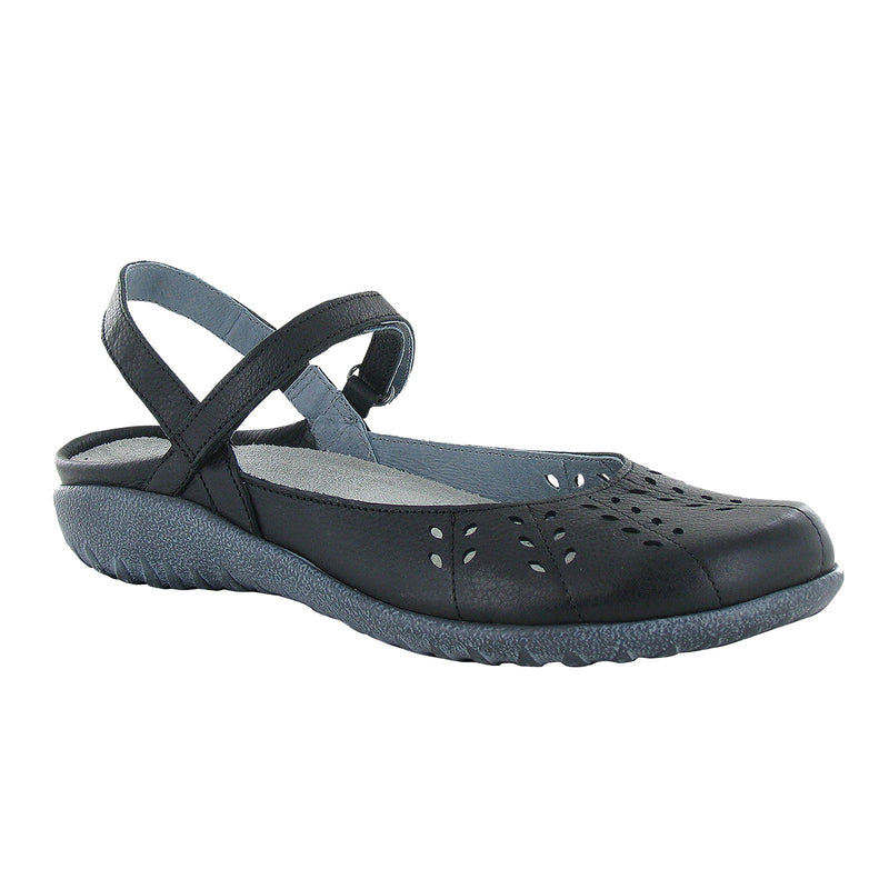 Naot Rari Backstrap Sandal (Women) - Soft Black Leather Dress-Casual - Mary Janes - The Heel Shoe Fitters