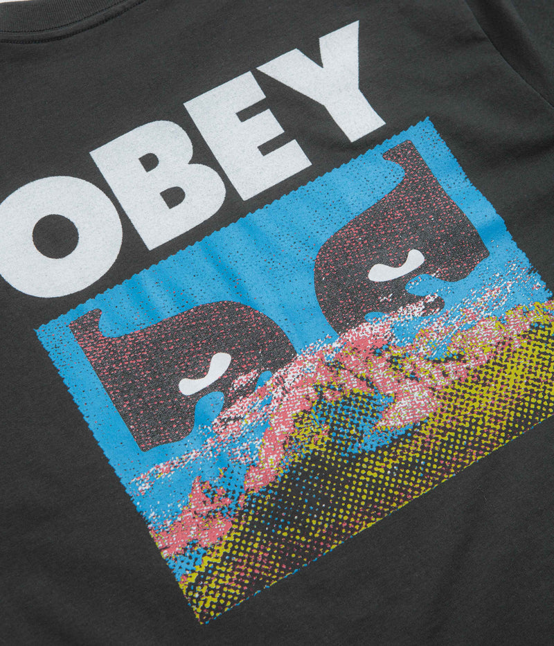 Obey In A Different Place T-Shirt in Vintage Black