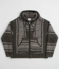 Obey Zip Up Baja Hoodie in Leaf Multi