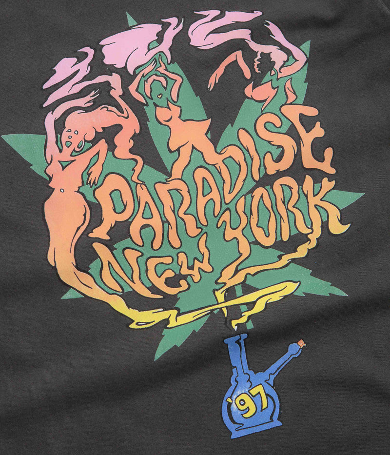 Paradise NYC Smokin Paradise T-Shirt in Vintage Black