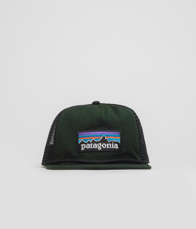 Patagonia Airfarer Cap in P-6 Logo: Old Growth Green