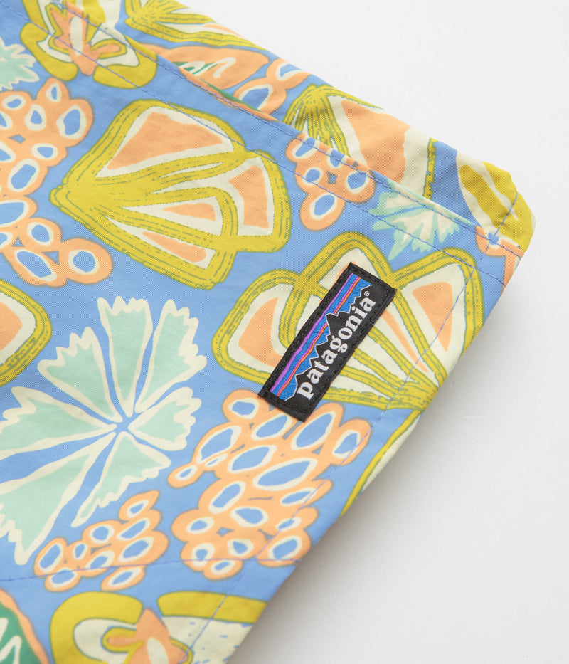 Patagonia Baggies 5" Shorts in Flourish: Abundant Blue