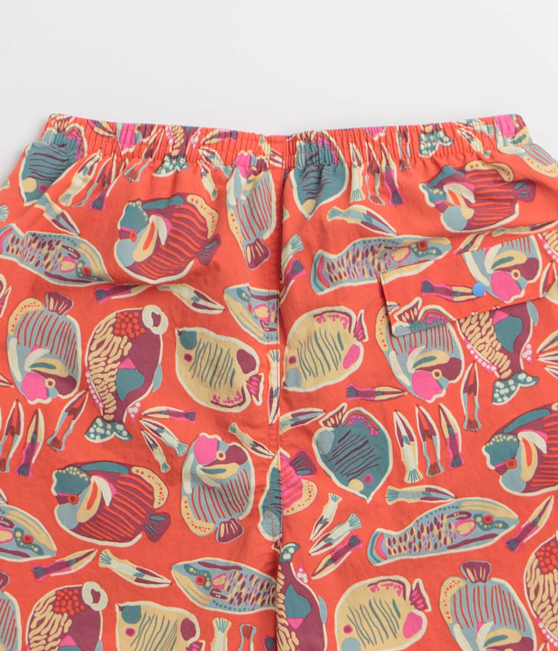 Patagonia Baggies 5" Shorts in Wrasse: Pollinator Orange
