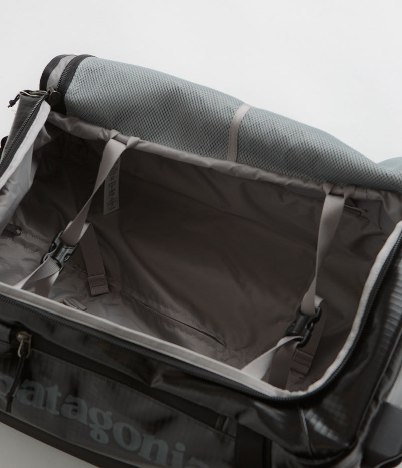 Patagonia Black Hole Wheeled Duffel Bag 40L in Shiny Black