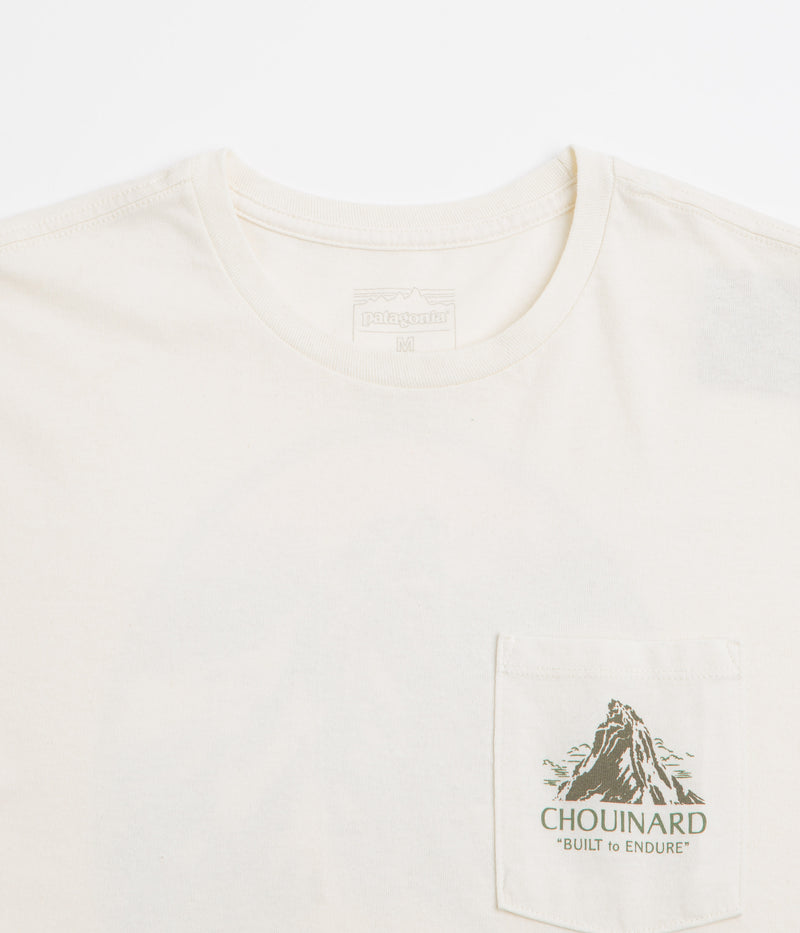 Patagonia Chouinard Crest Pocket Responsibili-Tee T-Shirt in Birch White