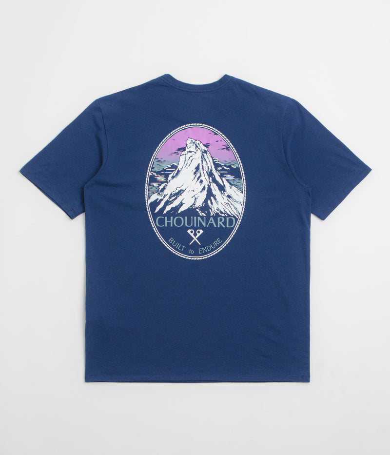 Patagonia Chouinard Crest Pocket Responsibili-Tee T-Shirt in Clement Blue